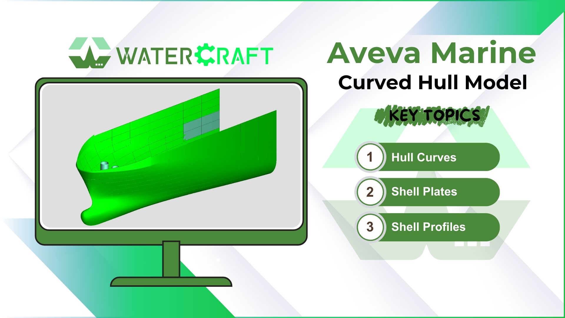 Aveva Marine - Curved Hull Modeling - watercrafteng.com